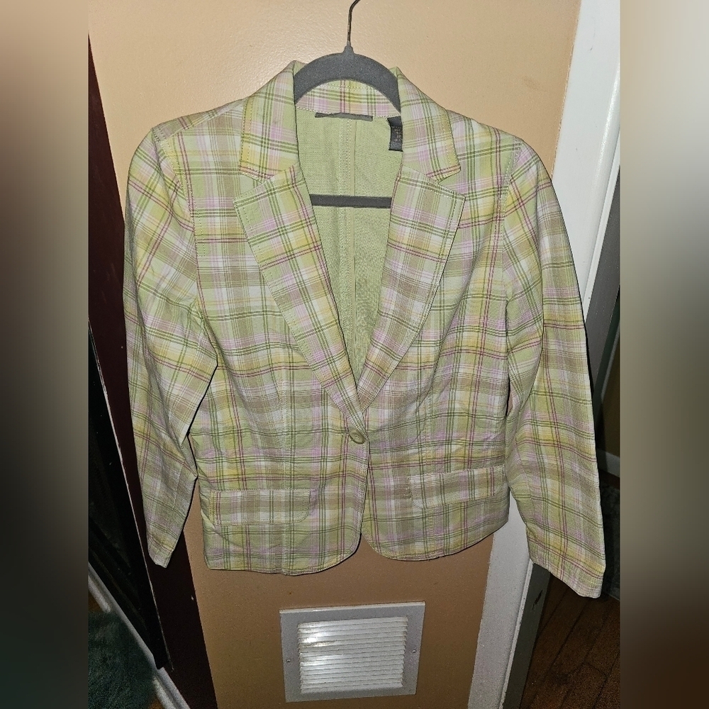 Kate Hill Petite Blazer Spring Colors SZ 8P